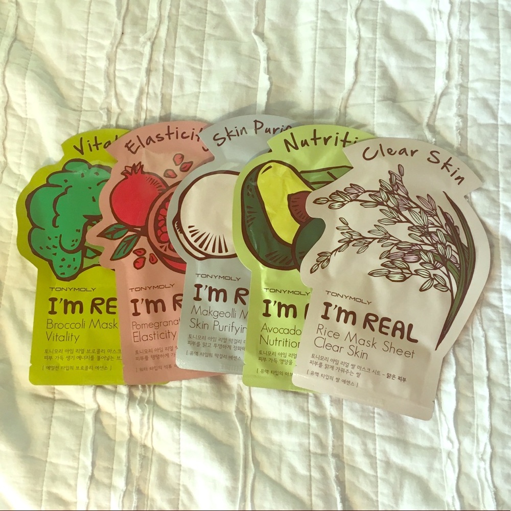 Set of 5 Face Masks
